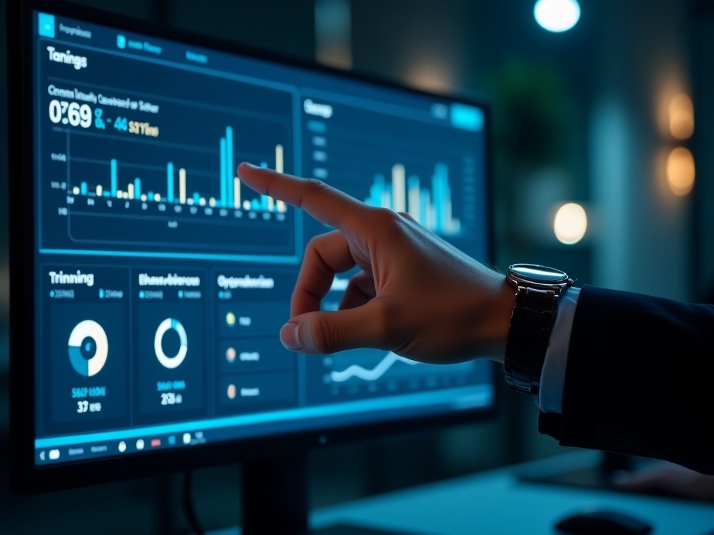 Аналитическая панель с данными о затратах на обучение